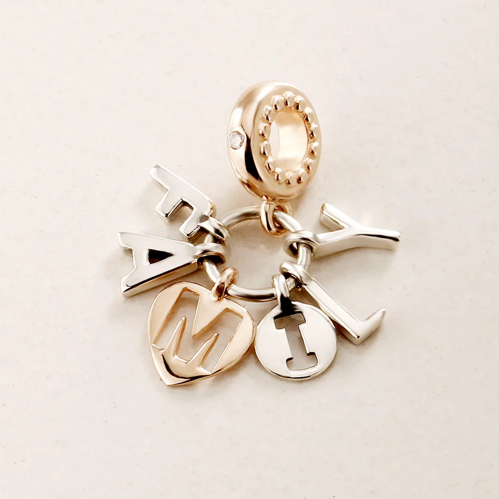 

100% 925 Sterling Silver Charm Creative Perfect Home String Pendant Fit Pandora Women Bracelet & Necklace Diy Jewelry