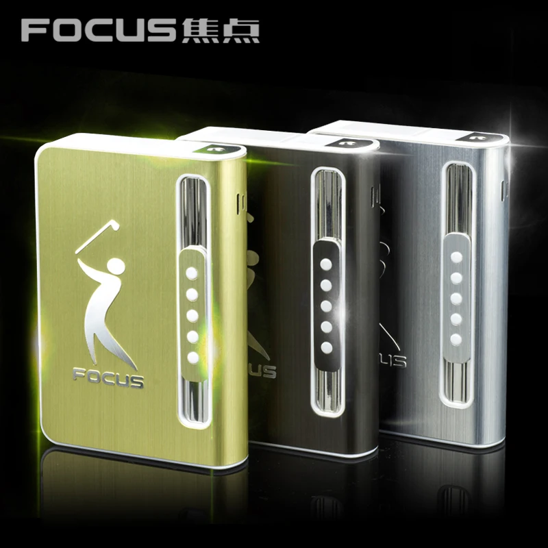 Новинка 1 шт. чехол для сигарет с автоматическим выбрасыванием Widproof зажигалкой