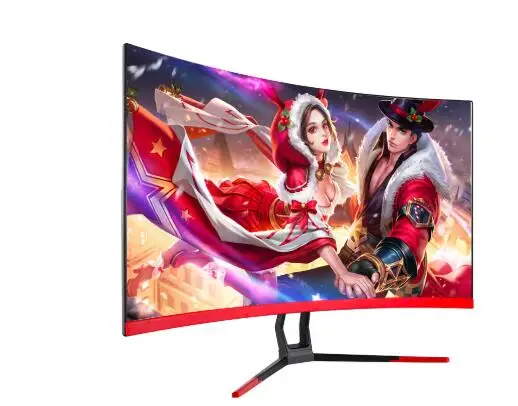 24 дюйма 27 &quotизогнутый монитор Full HD 2K 75 Гц Портативный 16:9 HDMI ЖК дисплей Дисплей