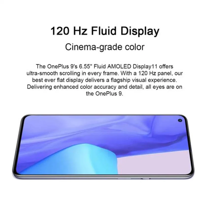 oneplus 9 5g snapdragon 888 8gb 128gb smartphone 120hz 6 5‘’ fluid amoled hasselblad camera oneplus free global shipping