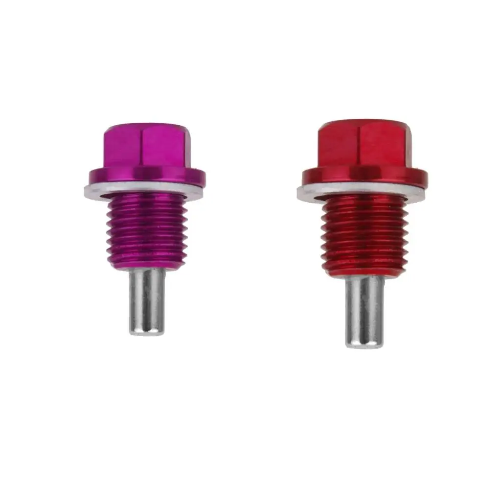 Набор из 2 анодированных пробок для слива масла M14X1.5 универсальные колпачки |