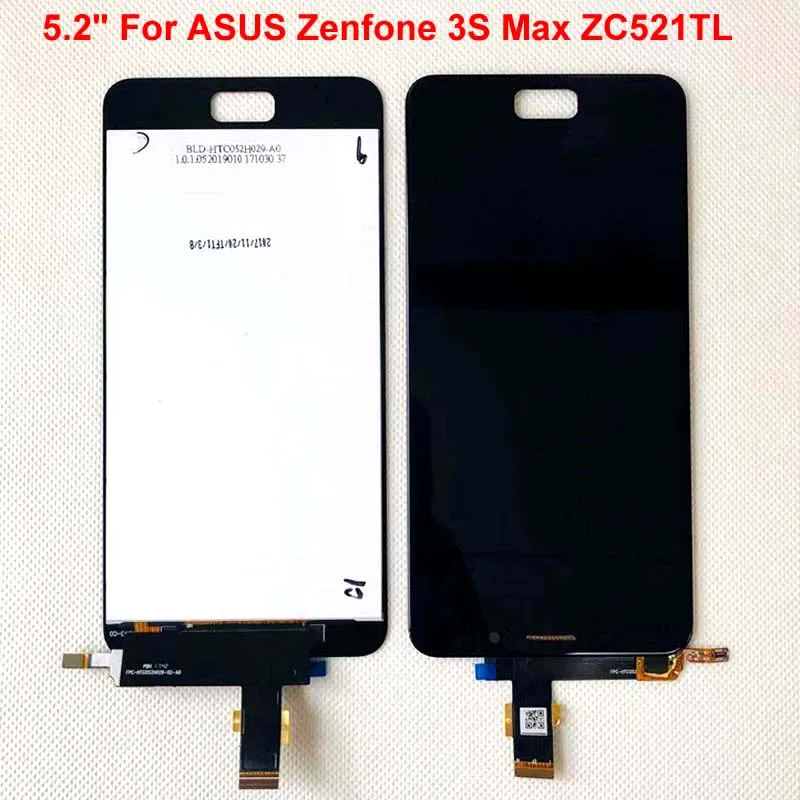 

ЖК-дисплей с сенсорным экраном и дигитайзером для ASUS Zenfone 3S Max ZC521TL, 5,2 дюйма