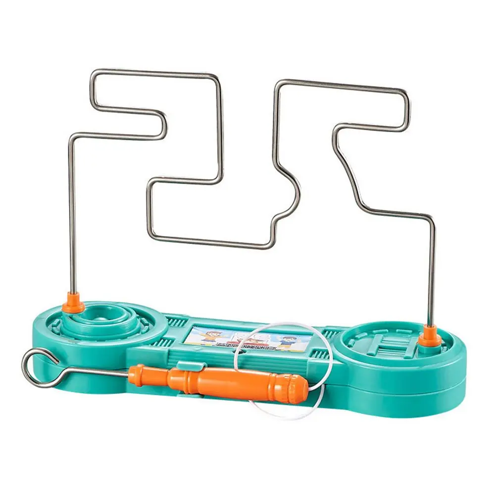 

Детская игрушка с электрошоком для столкновений, развивающая игра с электрическим касанием и лабиринтом, Веселая игра для детей