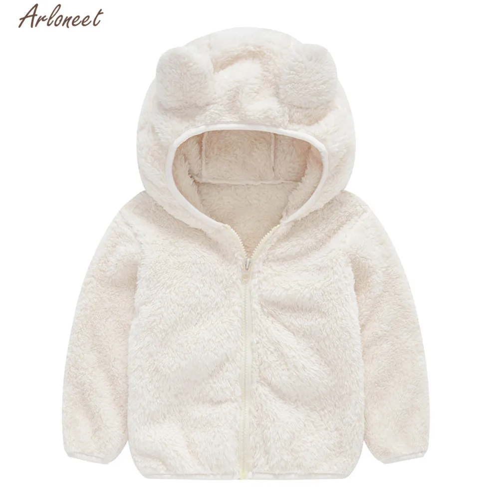 ARLONEET/детская одежда Зимнее пальто для мальчиков и девочек Куртка с капюшоном на