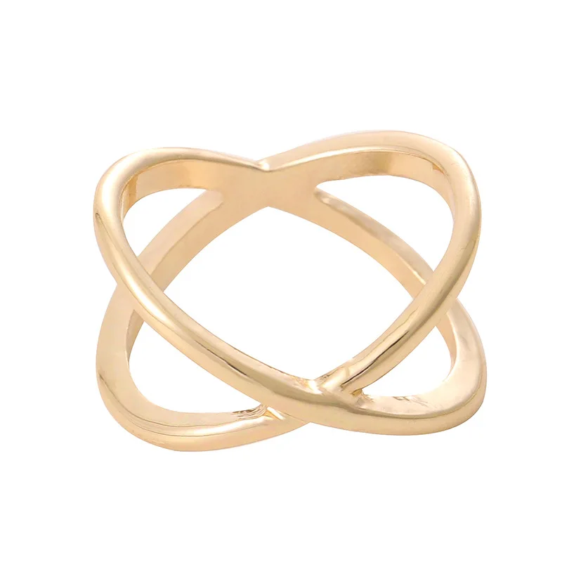 

Bohemian Vintage Gold Silver Black Color Cross Rings for Women Wedding Trendy Jewelry Antique Minimalist Rings Anillos