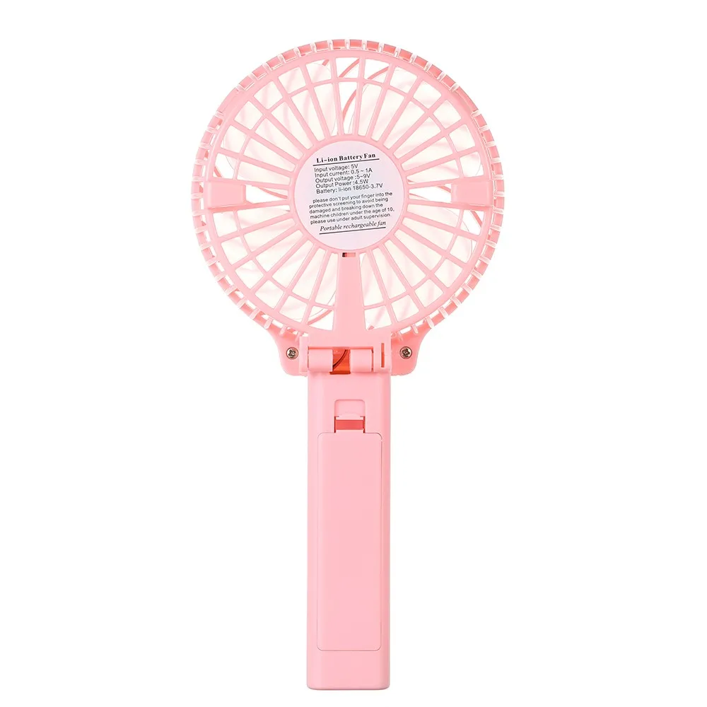 

Air Conditioning Fans Portable USB 18650 Battery Rechargeable Fan Ventilation Foldable