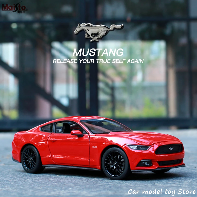 Maisto 1:24 Ford MUSTANG сплав оригинальные мышцы Модель спортивного автомобиля коллекция игрушек инструменты подарок