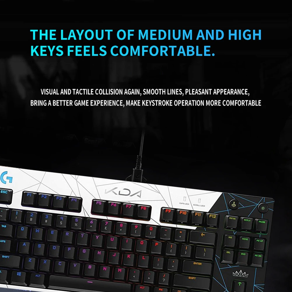 Игровая клавиатура Logitech G PRO KDA механическая Проводная USB 104 клавиш LIGHTSYNC RGB с