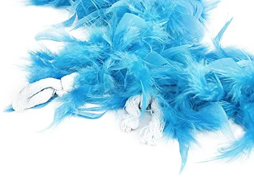 Retail 2m Feather Boas Fluffy Craft Costume Dressup Wedding Party Home Decor (Light Blue) | Дом и сад