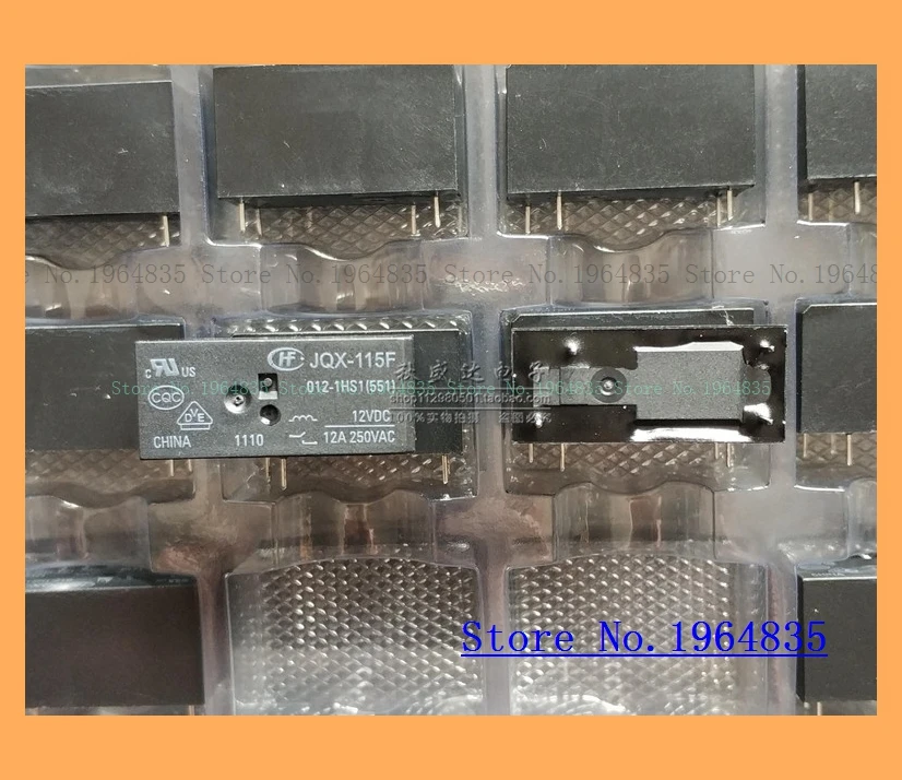 

Реле JQX-115F-012-1HS1 12VDC 4 12A