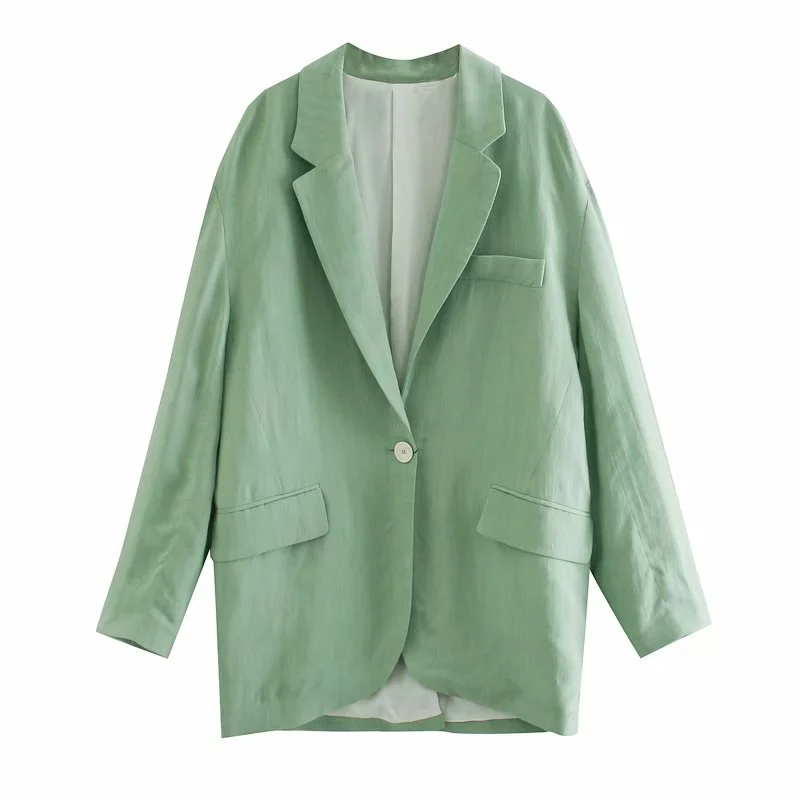 Женский офисный костюм-двойка зеленый Блейзер и юбка-карандаш в стиле ретро 2020 |