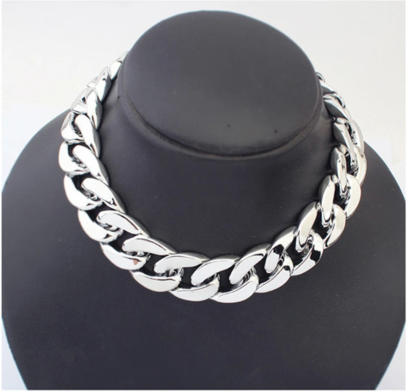 

New Fashion Necklaces Thick Chain Statement Necklaces & Pendants Women Jewelry Wholesale