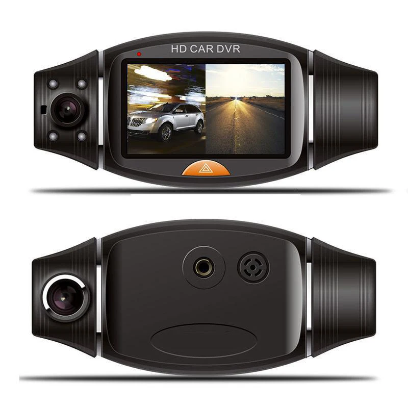 TOSPRA 2.7Inch Car Camera Full HD 1080P Dual Lens Screen 140 Wide Angle Built-in GPS Recorder DVR Video Dash Cam | Автомобили и