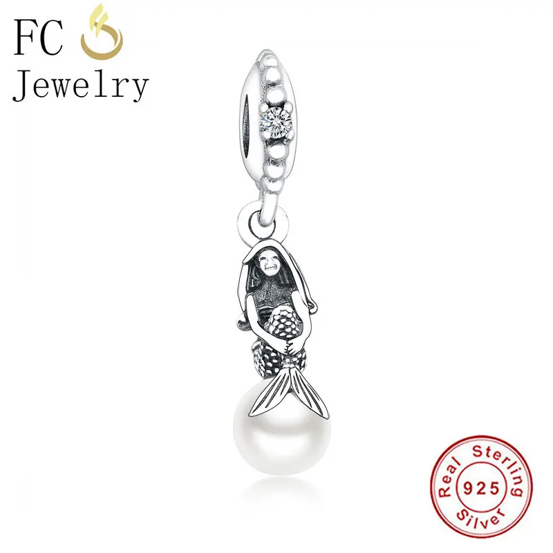 FCJ1241 FC ювелирные изделия подходят Pandora талисманы браслет 925 пробы Серебро Многоцветный лист циркония Кристалл бисера для женщин делая Berloque - Цвет: FCJ1241