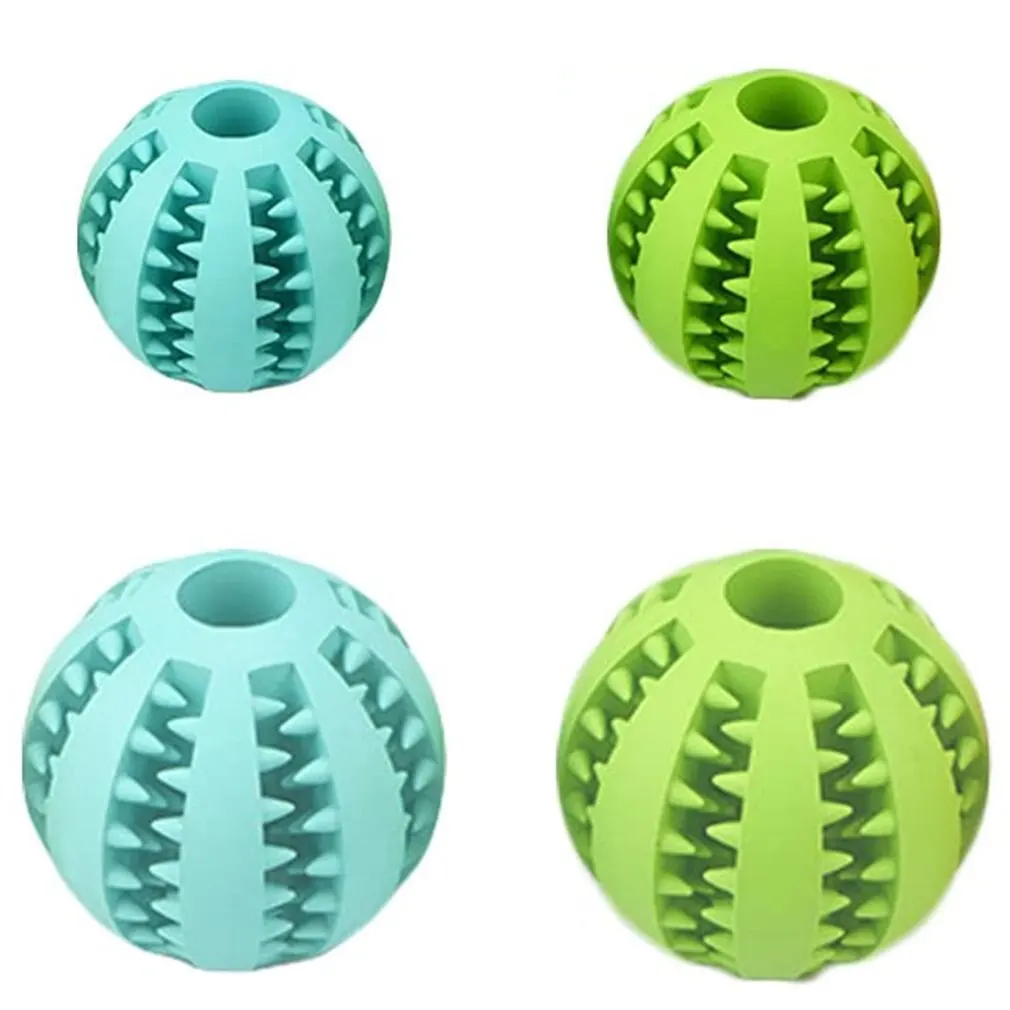 

Pet Dog Molar Watermelon Ball Silicone Toy Bite-resistance Clean Teeth Leaking Ball Chewing Dog Bite Toy
