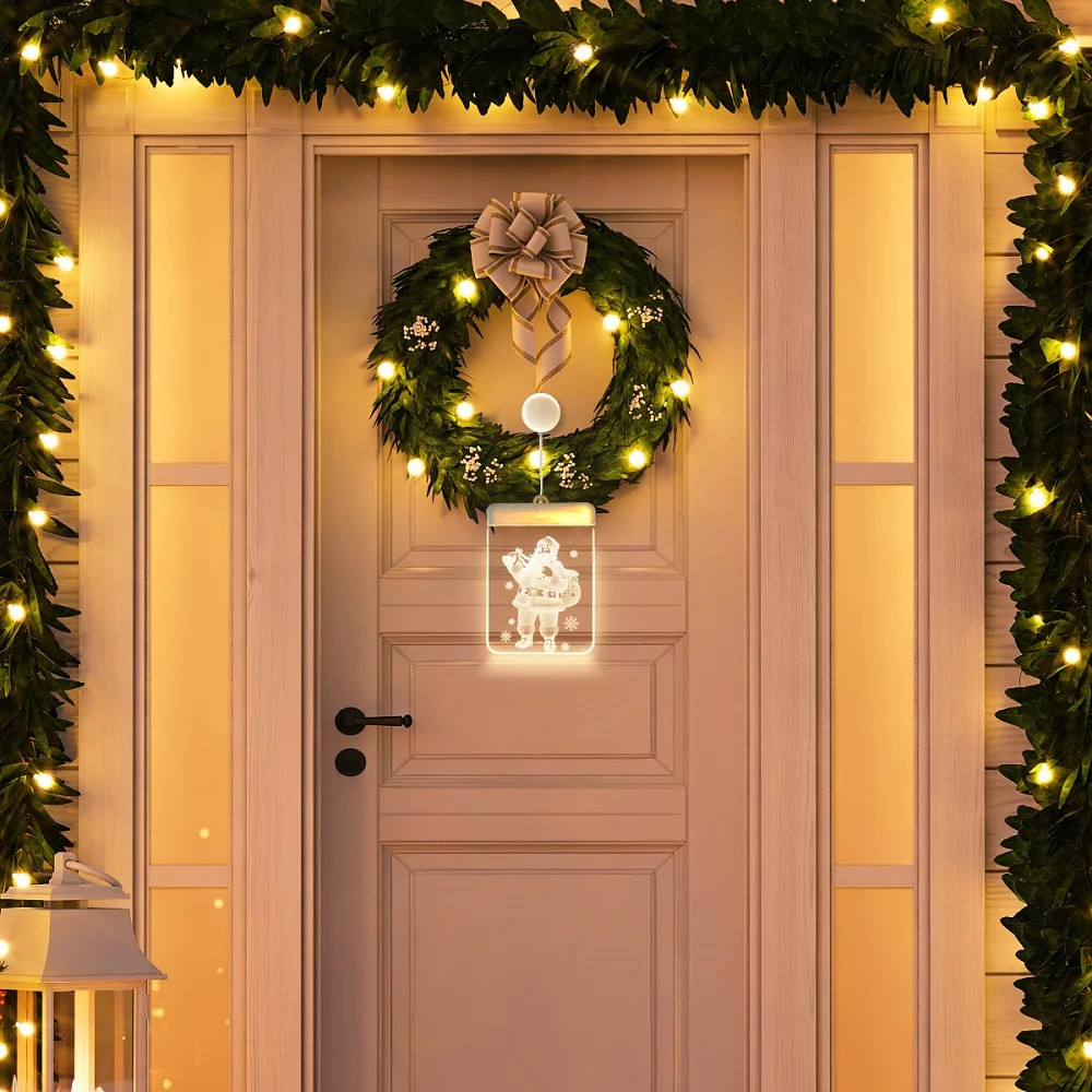 Рождественский светильник s светодиодный ночной Светильник Фея акриловые теплые