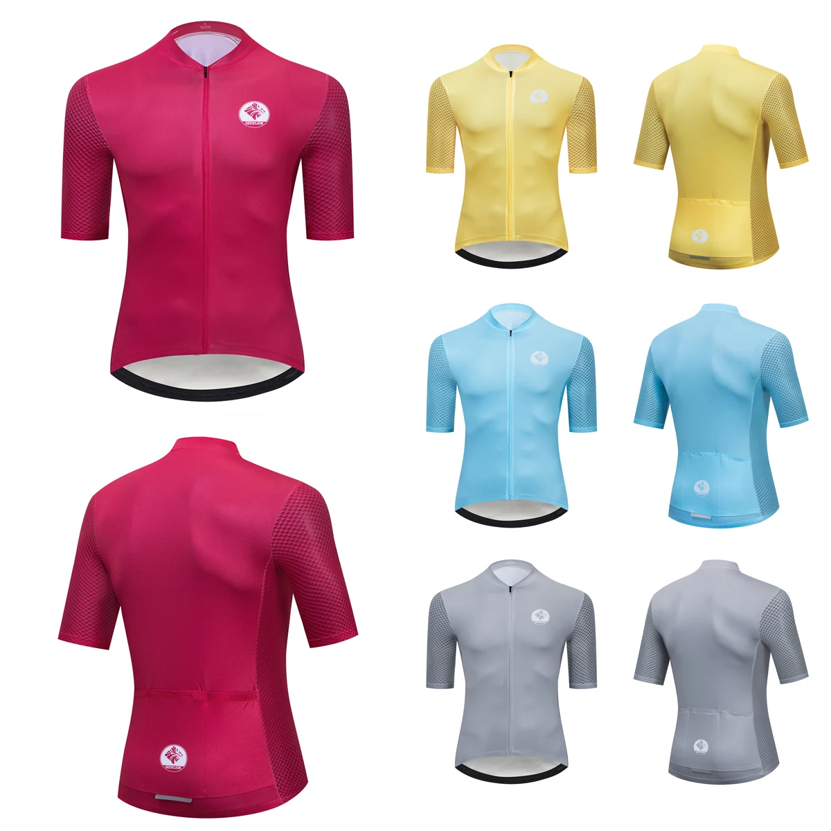 

Cycling Jersey Bicycle MTB Breathable Quick Dry Shirt Men Short Sleeve Bike Wear Summer Premium Clothing