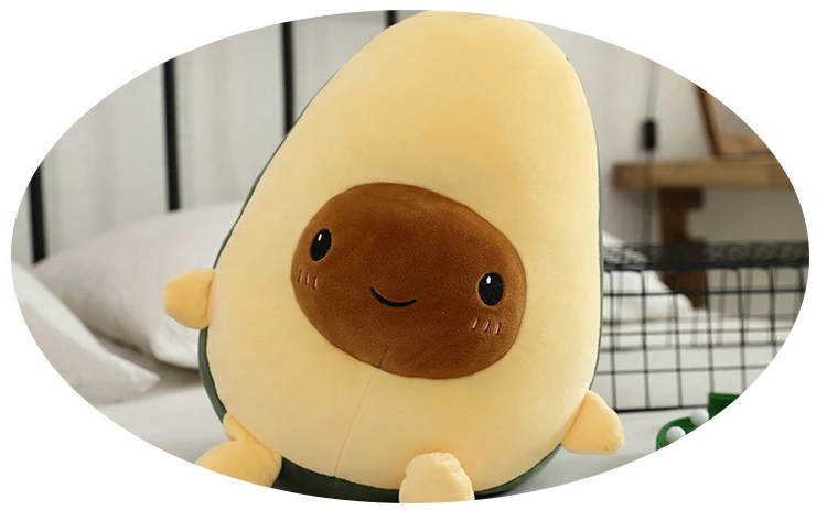 25-60 см милая плюшевая игрушка авокадо kawaii фруктовая Подушка растительная кукла мягкая игрушка Украшение Подушка подарок на день рождения ребенок дети ребенок