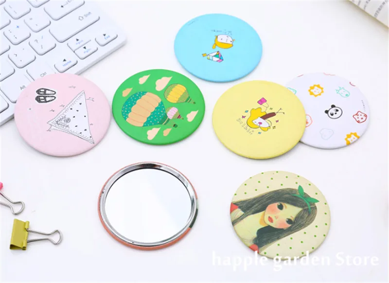 Милые Герой мультфильма Минни для девочек 17g карманный зеркало макияжа