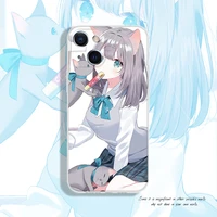 new transparent silicone beautiful girl phone case for iphone 11 12 13 pro max mini x xr xs max 7 8 plus protection case