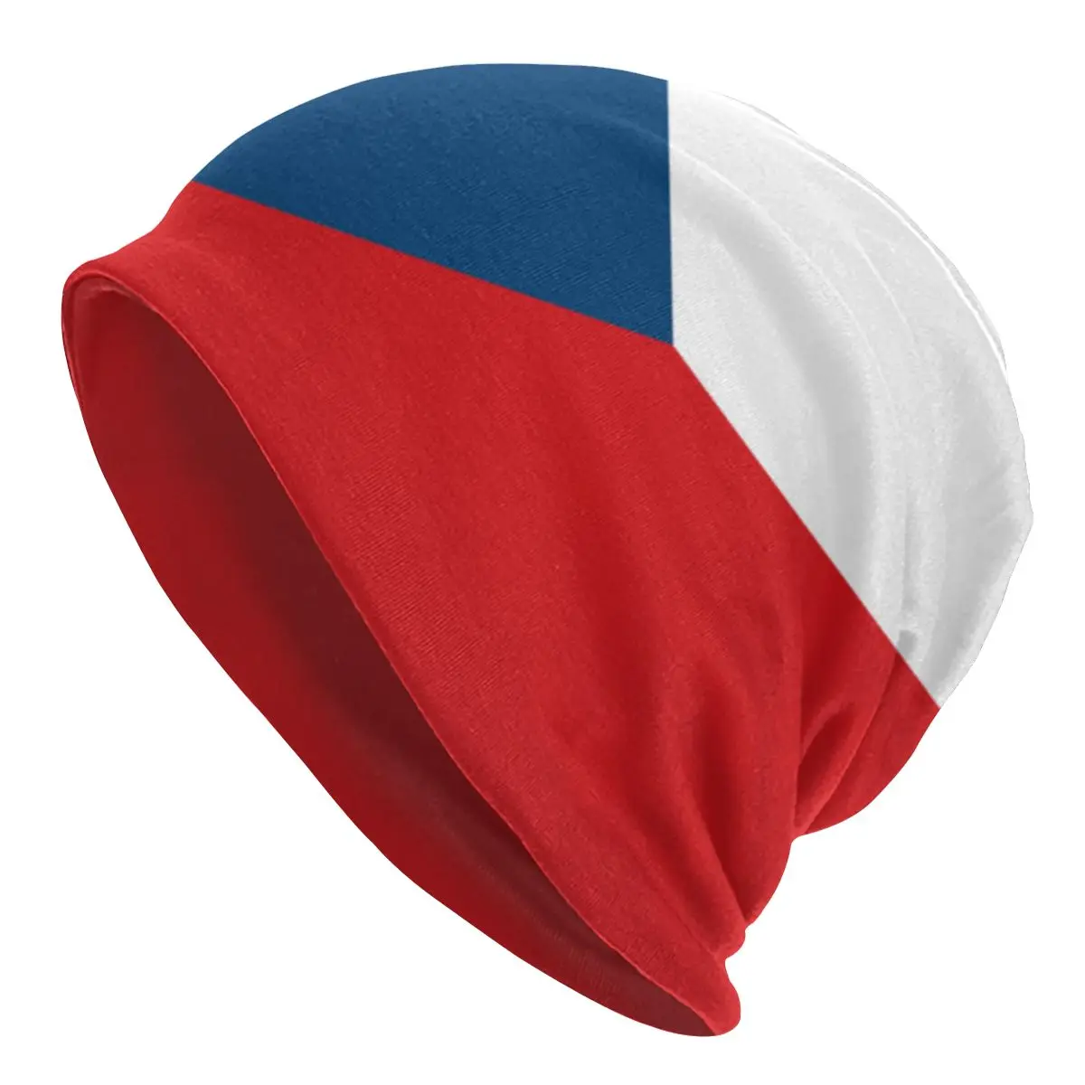 Шапка с флагом в стиле Чешской Республики винтажные лыжные шапочки облегающие