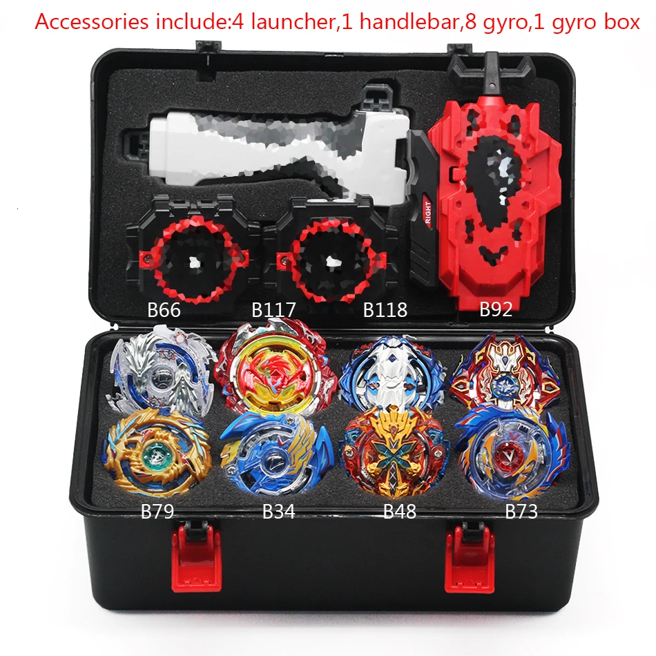 Beyblade Burst игрушка B150 B149 B148 металлический Funsion Bayblade набор коробка для хранения с ручкой пусковая пластиковая коробка игрушки для детей - Цвет: B3