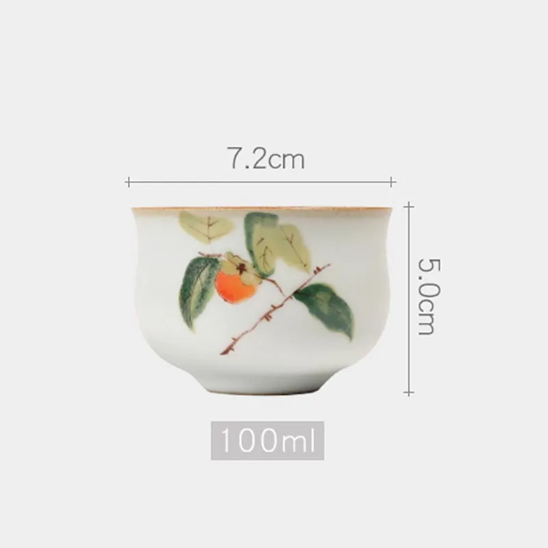 100 мл чайная чашка китайский Ru печной фарфор керамический чайный набор кунг-фу