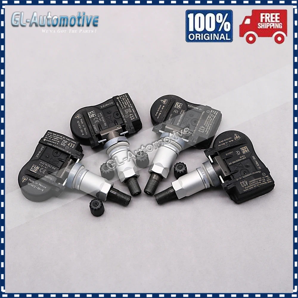 1074812-00-B новый комплект (4) TPMS датчик давления в шинах для Tesla Model 3 S X Y 433 МГц |