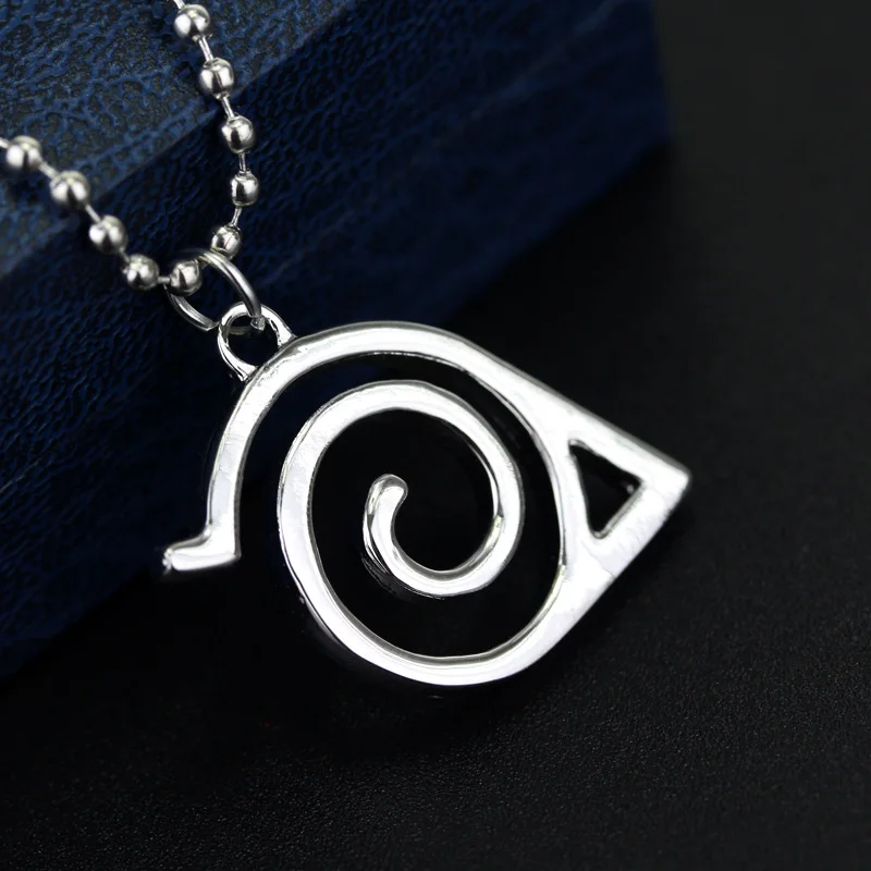 Аниме периферия Косплей наруто ожерелье деревянный лист логотип кулон