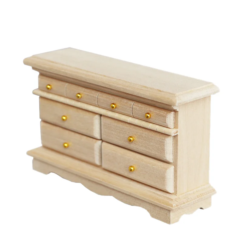 1: 12 кукольный домик миниатюрная модель мебели для спальни гостиной Простой