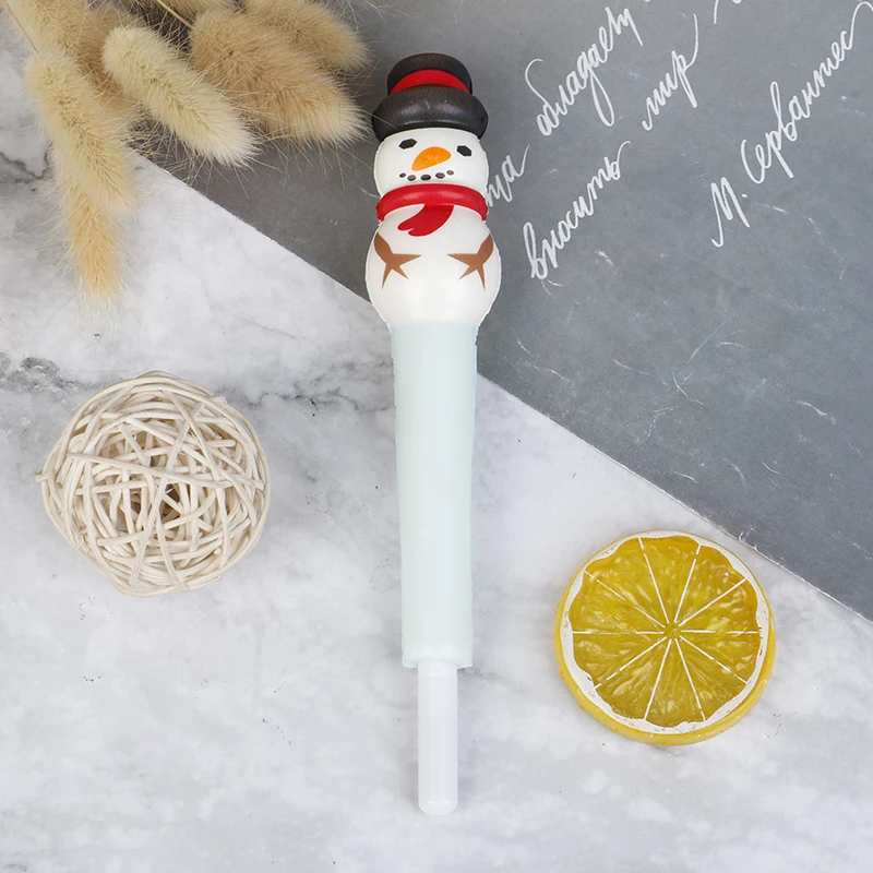 0 35 мм Снеговик Олень Медведь нейтральная ручка Рождественская Черная гелевая