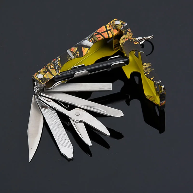 Многофункциональные ножи из нержавеющей стали складной швейцарский карманный