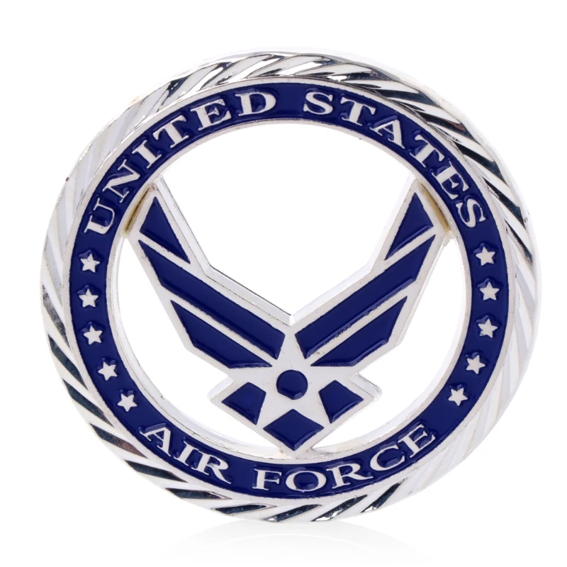 Посеребренные ВВС США основные ценности памятная монета Искусство ремесло | Дом