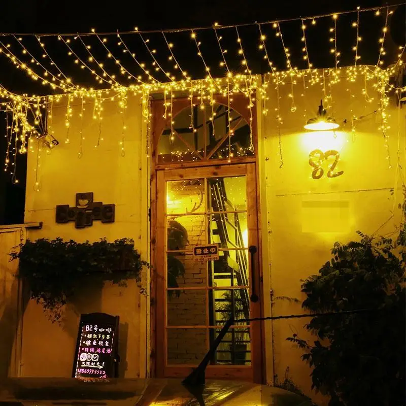 Рождественские домашние новый год Lampki Choinkowe украшения с утолщённой меховой