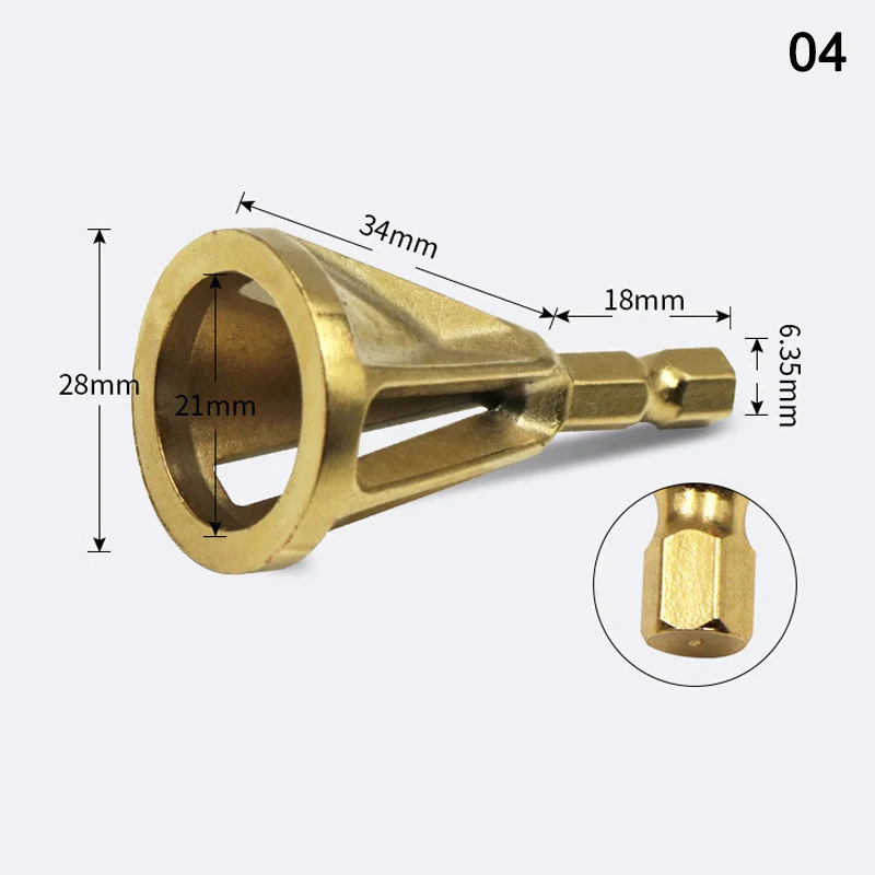 

Deburring External Chamfer Tool Molybdenum Vanadium Remove Burr Tools for Drill Bit HR