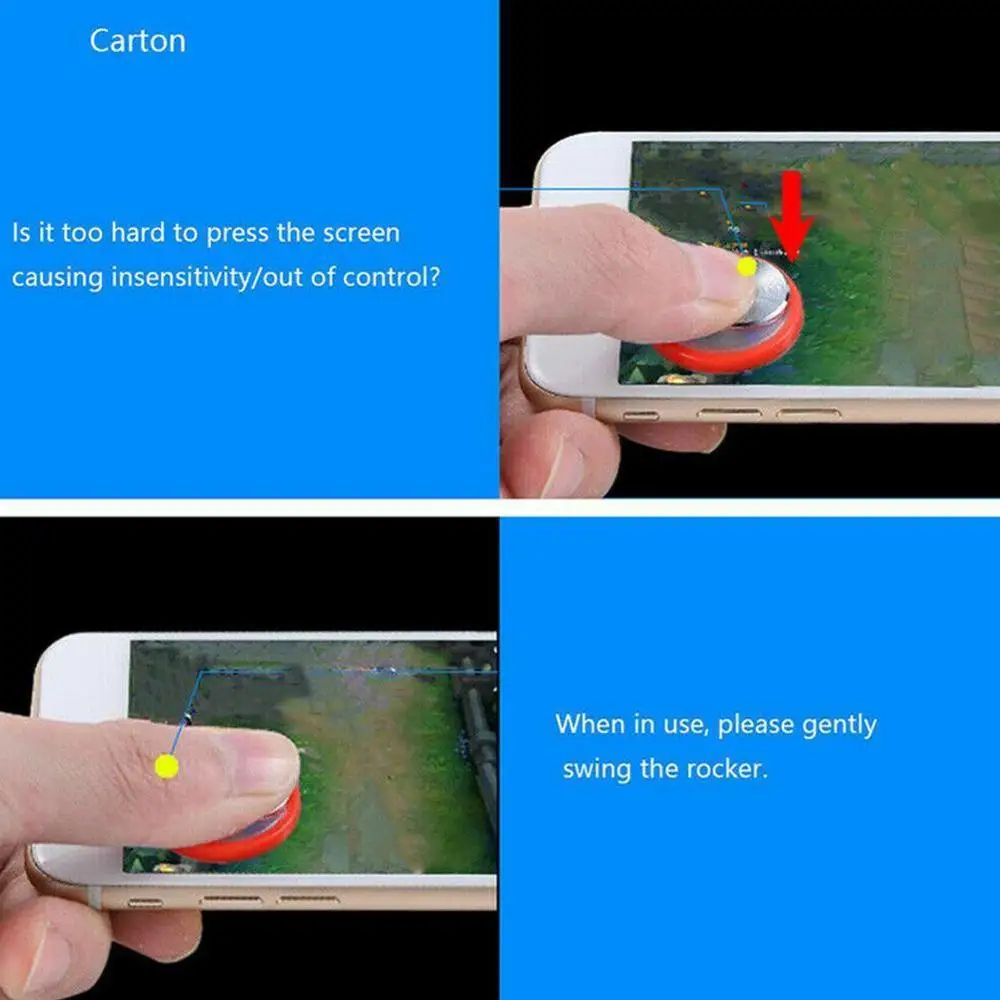 Новый Q8 плюс круглый игровой джойстик контроллер экран панели для Мобильный