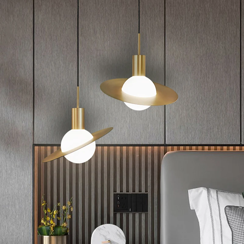 Металлическая Подвесная лампа G125 в стиле пост модерн стеклянные светильники