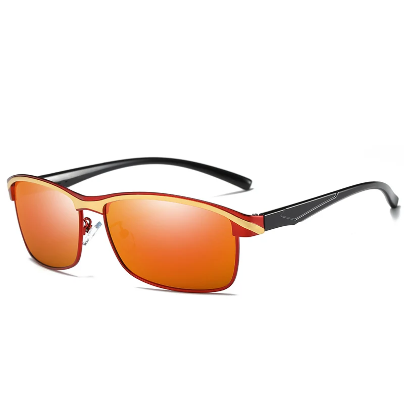 Брендовые поляризованные мужские классические солнцезащитные очки Пилот