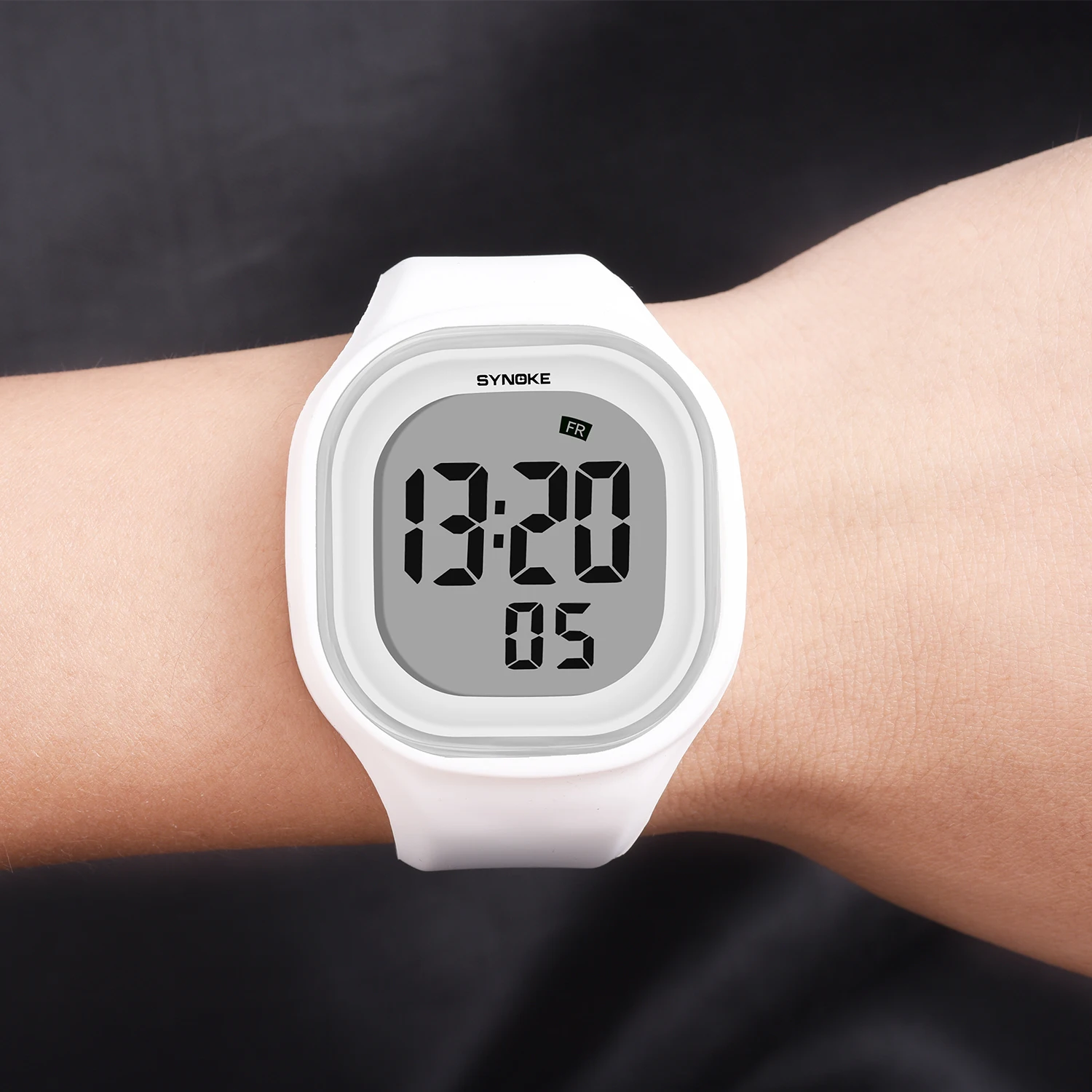 SYNOKE Männer Digitale Handgelenk Uhren Sport LED Alarm Uhr 50M Wasserdicht Timer Frauen Elektronische Uhr Relogio Masculino