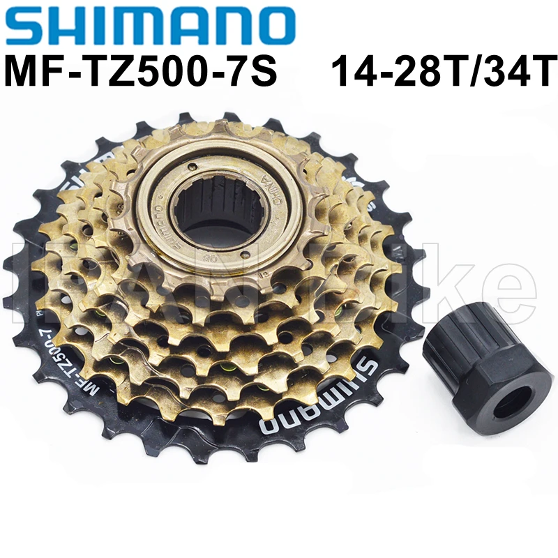 Кассета Shimano MF-TZ500 -7 7 скоростей свободное колесо для велосипеда 14-28T 14-32T | Спорт и
