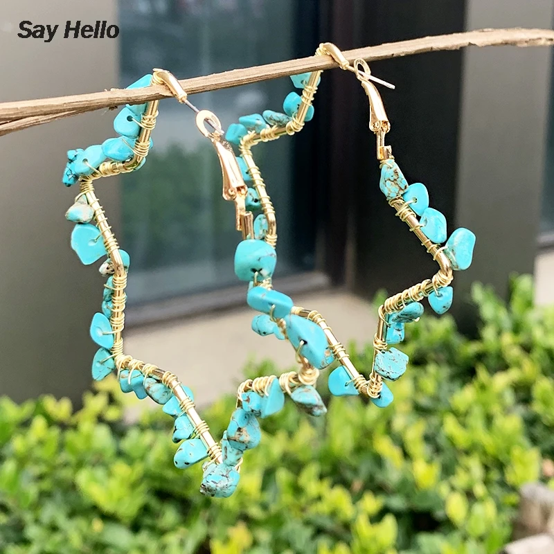 Серьги подвески в богемном стиле с бисером|Серьги-подвески| |