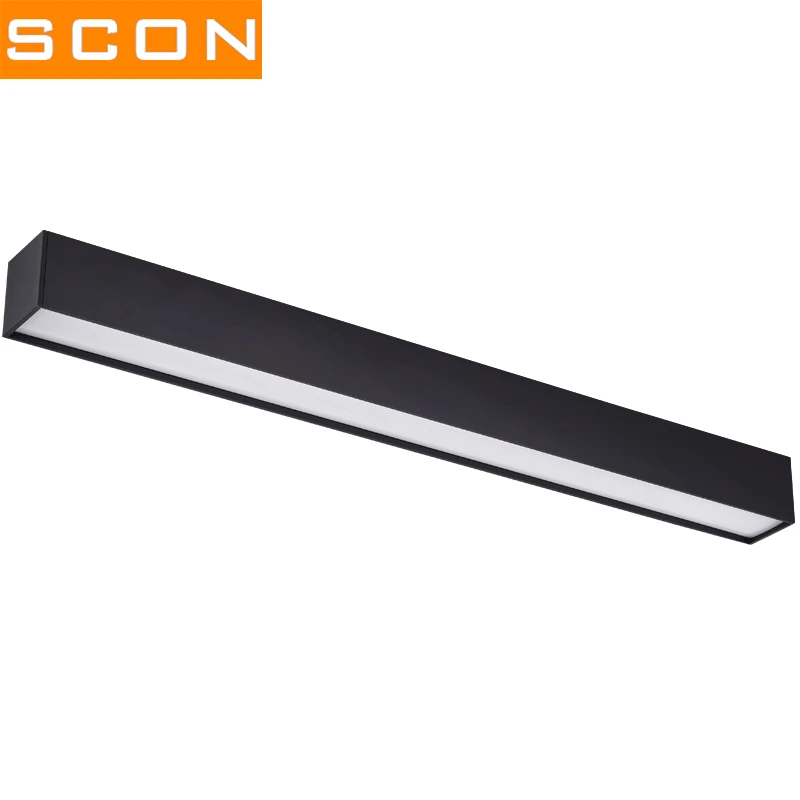 SCON 15W Framless Recessed Ceiling Floodlight Office Easy Maintain Downlight 4000k Natural Light 40.6cm Linear Bar Light Ra85