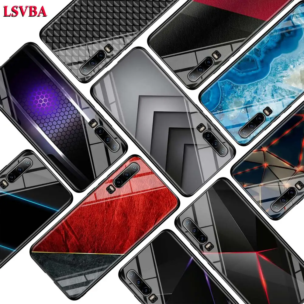 Черный светлый Модный чехол для Huawei P Smart Z Plus 2019 P30 P20 Pro P10 P9 P8 Lite суперяркий