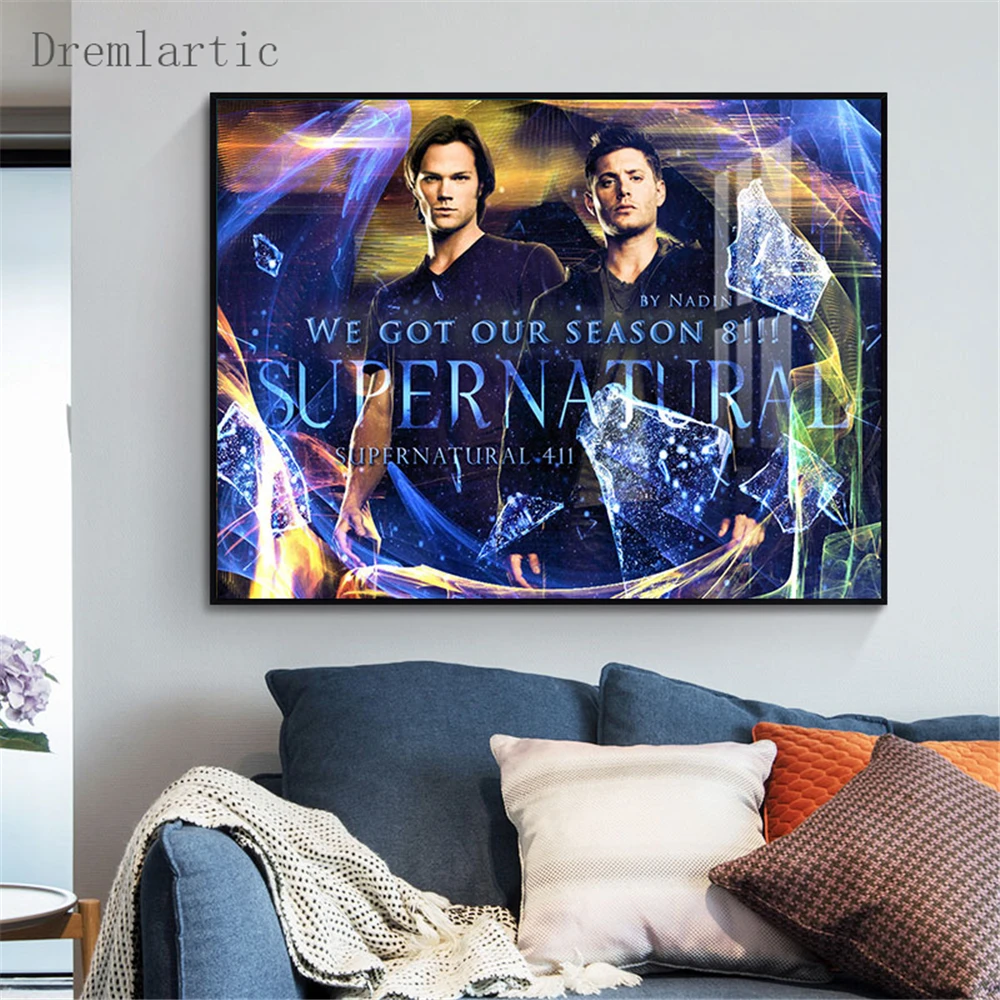 

Supernatural ER 1Canvas Art Paintings For Living Room Bedroom Posters And Prints Wall Poster Home Decor KC
