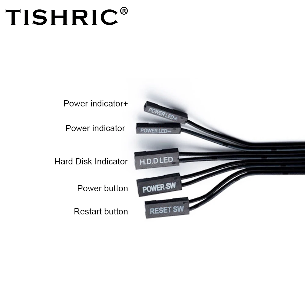 TISHRIC кнопки переключения питания для настольного ПК внешний удлинитель кабели SW |
