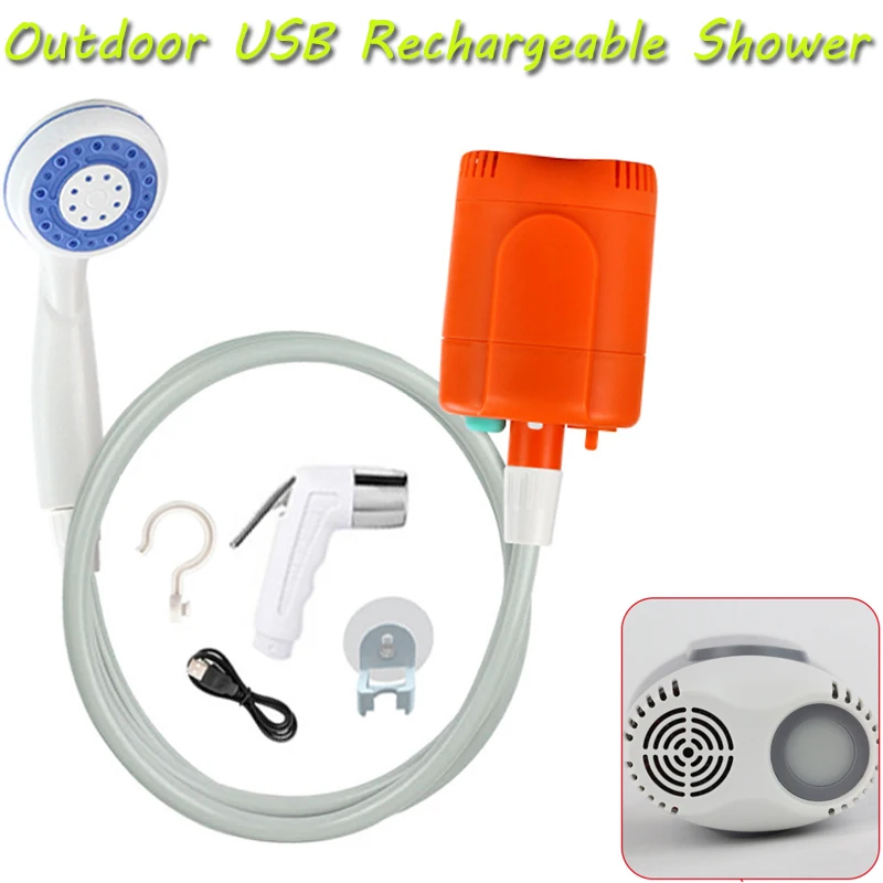 

Электрический насос для кемпинга и душа, 12 В, с ведром, 1,8 м