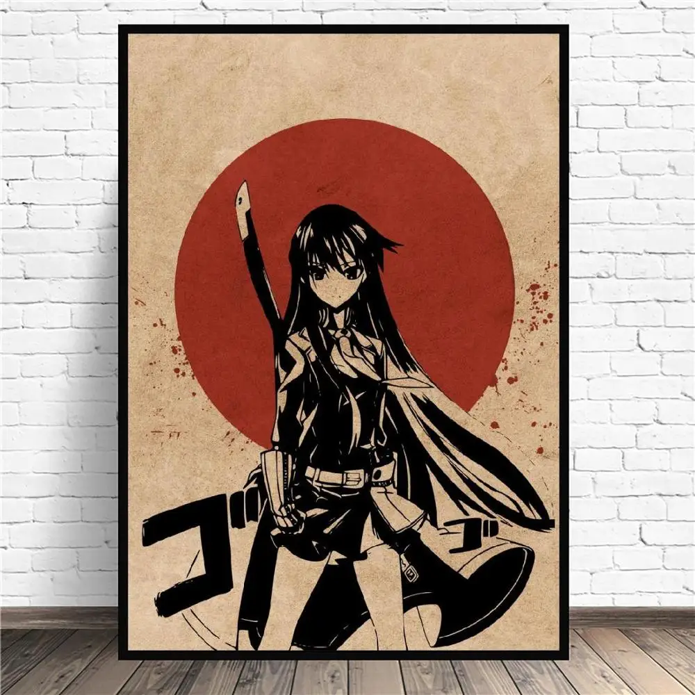 

Akame Anime Art Canvas Poster Prints Home Wall Decor Painting