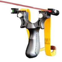 hunting laser slingshot with level high precision instrument outdoor catapult slingshot balls laser aiming accessories