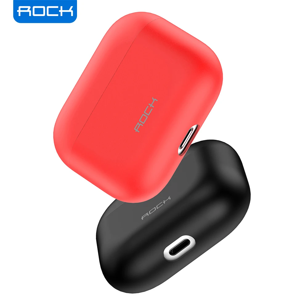 Ультратонкий чехол ROCK для Airpods Pro мягкий силиконовый нескользящий 3 беспроводных