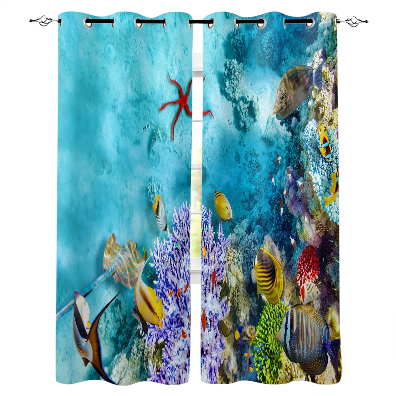 

Декоративные занавески с якорем и звездами, красочные красивые шторы в спальне, гостиной, прихожей, для дома, кухни, драпировки для окон